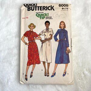 Quick! Butterick Sewing Pattern